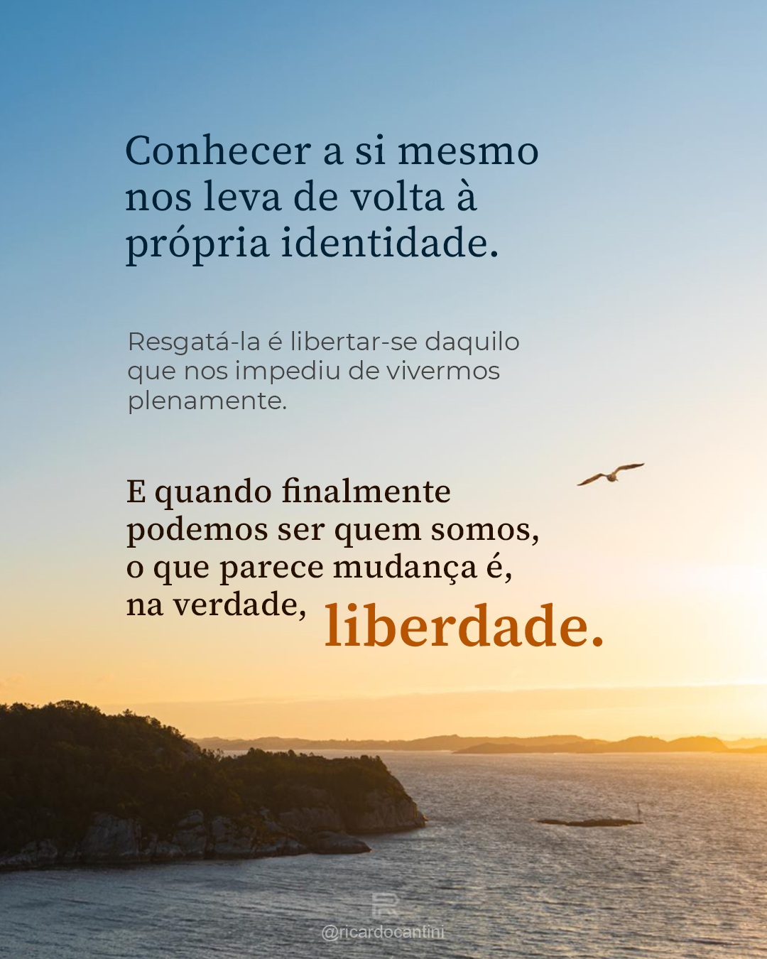 Conhecer a si mesmo nos leva de volta à própria identidade.

"E conhecereis a verdade, e a verdade vos libertará."

João 8:32
.
.
.
.
.
.
.
.
#liberdade #reflexao #mudanca #identidade #neurociencia…
